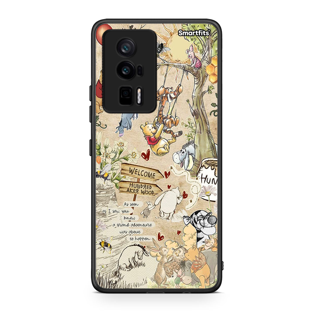 Θήκη Xiaomi Poco F5 Pro / Redmi K60 Pro Happy Friends από τη Smartfits με σχέδιο στο πίσω μέρος και μαύρο περίβλημα | Xiaomi Poco F5 Pro / Redmi K60 Pro Happy Friends Case with Colorful Back and Black Bezels