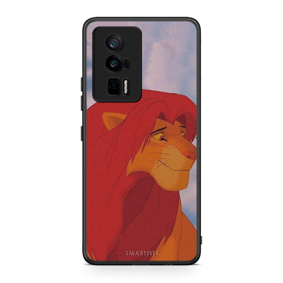 Θήκη Xiaomi Poco F5 Pro / Redmi K60 Pro Lion Love 1 από τη Smartfits με σχέδιο στο πίσω μέρος και μαύρο περίβλημα | Xiaomi Poco F5 Pro / Redmi K60 Pro Lion Love 1 Case with Colorful Back and Black Bezels