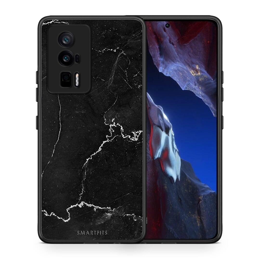 Θήκη Xiaomi Poco F5 Pro / Redmi K60 Pro Marble Black από τη Smartfits με σχέδιο στο πίσω μέρος και μαύρο περίβλημα | Xiaomi Poco F5 Pro / Redmi K60 Pro Marble Black Case with Colorful Back and Black Bezels