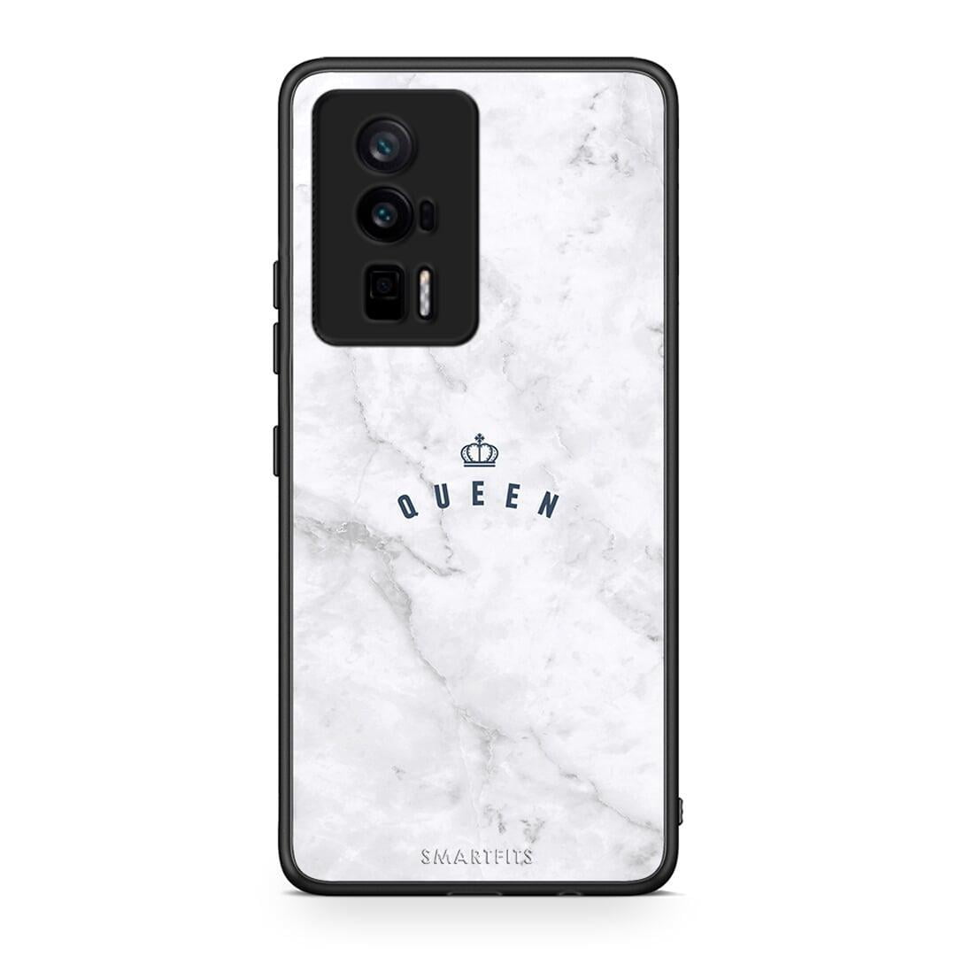 Θήκη Xiaomi Poco F5 Pro / Redmi K60 Pro Marble Queen από τη Smartfits με σχέδιο στο πίσω μέρος και μαύρο περίβλημα | Xiaomi Poco F5 Pro / Redmi K60 Pro Marble Queen Case with Colorful Back and Black Bezels