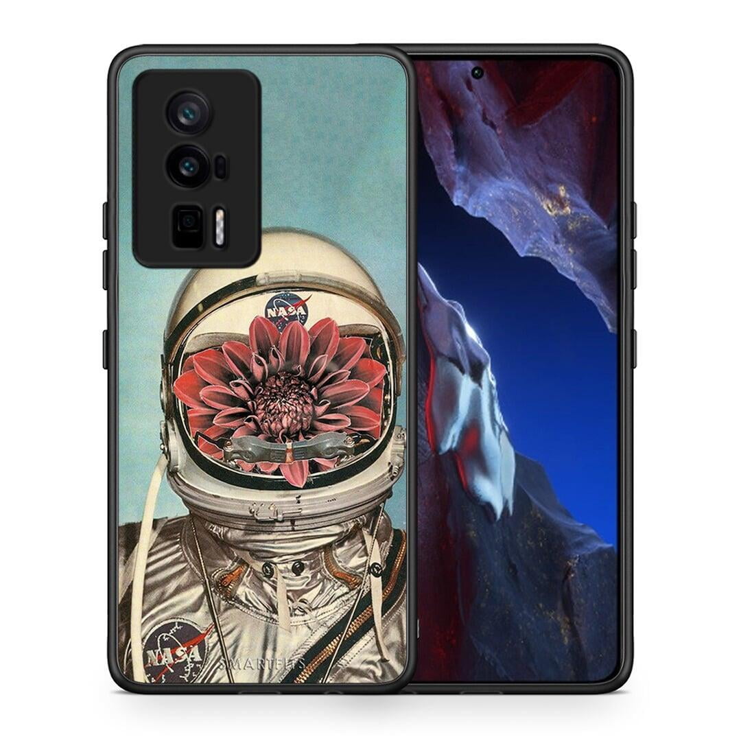 Θήκη Xiaomi Poco F5 Pro / Redmi K60 Pro Nasa Bloom από τη Smartfits με σχέδιο στο πίσω μέρος και μαύρο περίβλημα | Xiaomi Poco F5 Pro / Redmi K60 Pro Nasa Bloom Case with Colorful Back and Black Bezels