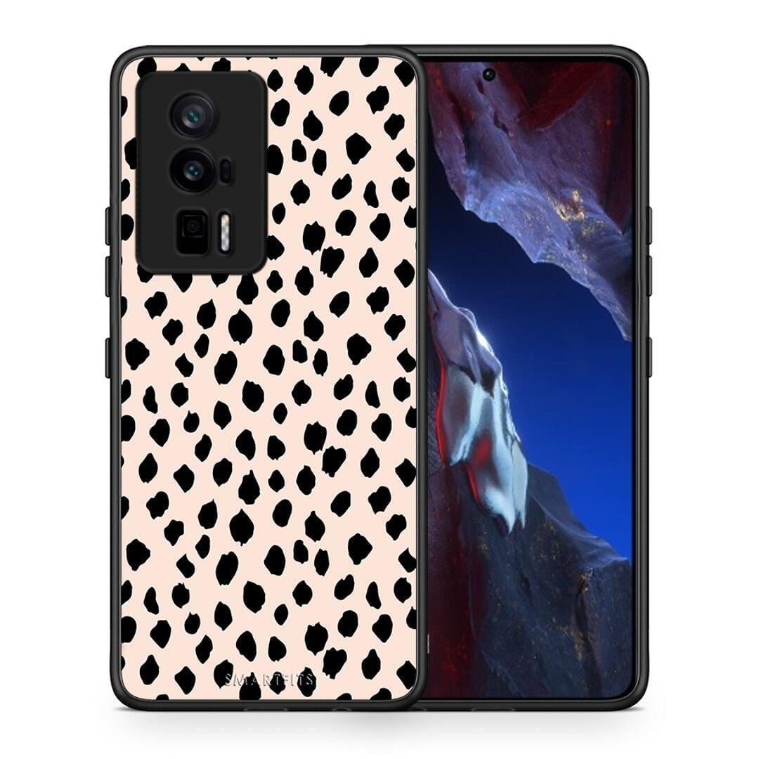 Θήκη Xiaomi Poco F5 Pro / Redmi K60 Pro New Polka Dots από τη Smartfits με σχέδιο στο πίσω μέρος και μαύρο περίβλημα | Xiaomi Poco F5 Pro / Redmi K60 Pro New Polka Dots Case with Colorful Back and Black Bezels