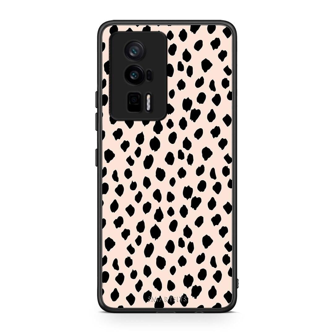 Θήκη Xiaomi Poco F5 Pro / Redmi K60 Pro New Polka Dots από τη Smartfits με σχέδιο στο πίσω μέρος και μαύρο περίβλημα | Xiaomi Poco F5 Pro / Redmi K60 Pro New Polka Dots Case with Colorful Back and Black Bezels