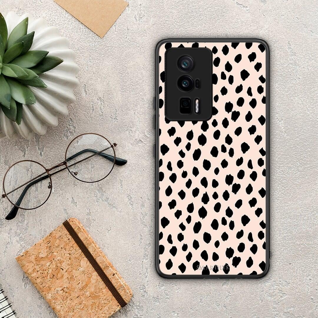 Θήκη Xiaomi Poco F5 Pro / Redmi K60 Pro New Polka Dots από τη Smartfits με σχέδιο στο πίσω μέρος και μαύρο περίβλημα | Xiaomi Poco F5 Pro / Redmi K60 Pro New Polka Dots Case with Colorful Back and Black Bezels