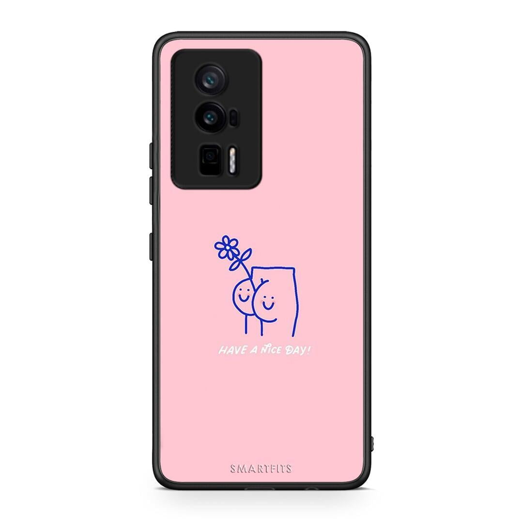 Θήκη Xiaomi Poco F5 Pro / Redmi K60 Pro Nice Day από τη Smartfits με σχέδιο στο πίσω μέρος και μαύρο περίβλημα | Xiaomi Poco F5 Pro / Redmi K60 Pro Nice Day Case with Colorful Back and Black Bezels