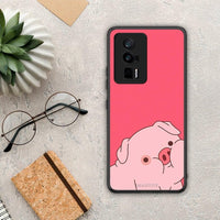 Thumbnail for Θήκη Xiaomi Poco F5 Pro / Redmi K60 Pro Pig Love 1 από τη Smartfits με σχέδιο στο πίσω μέρος και μαύρο περίβλημα | Xiaomi Poco F5 Pro / Redmi K60 Pro Pig Love 1 Case with Colorful Back and Black Bezels