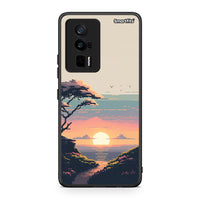 Thumbnail for Θήκη Xiaomi Poco F5 Pro / Redmi K60 Pro Pixel Sunset από τη Smartfits με σχέδιο στο πίσω μέρος και μαύρο περίβλημα | Xiaomi Poco F5 Pro / Redmi K60 Pro Pixel Sunset Case with Colorful Back and Black Bezels