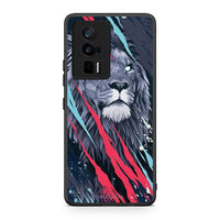 Thumbnail for Θήκη Xiaomi Poco F5 Pro / Redmi K60 Pro PopArt Lion Designer από τη Smartfits με σχέδιο στο πίσω μέρος και μαύρο περίβλημα | Xiaomi Poco F5 Pro / Redmi K60 Pro PopArt Lion Designer Case with Colorful Back and Black Bezels