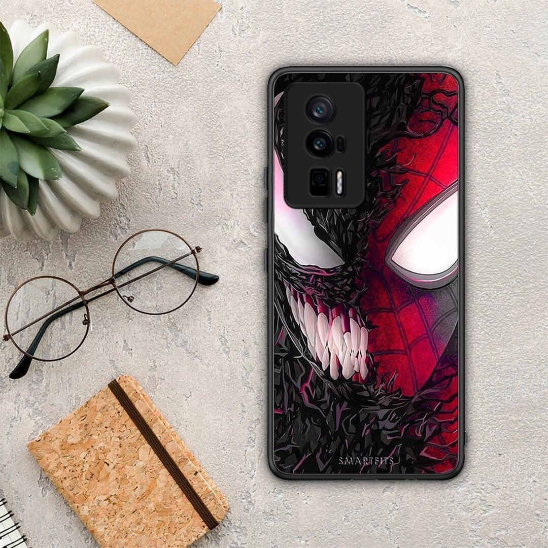 Θήκη Xiaomi Poco F5 Pro / Redmi K60 Pro PopArt SpiderVenom από τη Smartfits με σχέδιο στο πίσω μέρος και μαύρο περίβλημα | Xiaomi Poco F5 Pro / Redmi K60 Pro PopArt SpiderVenom Case with Colorful Back and Black Bezels