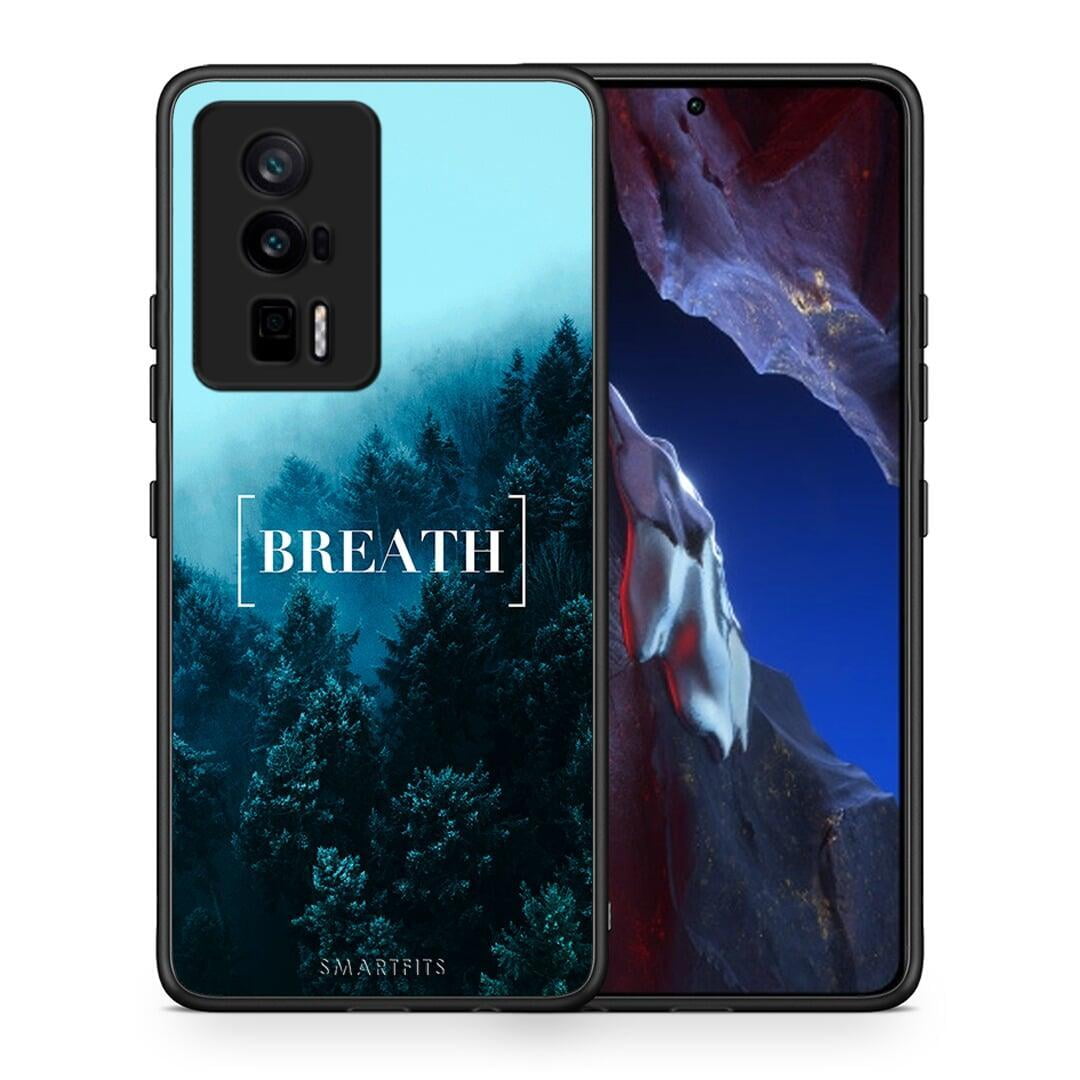 Θήκη Xiaomi Poco F5 Pro / Redmi K60 Pro Quote Breath από τη Smartfits με σχέδιο στο πίσω μέρος και μαύρο περίβλημα | Xiaomi Poco F5 Pro / Redmi K60 Pro Quote Breath Case with Colorful Back and Black Bezels