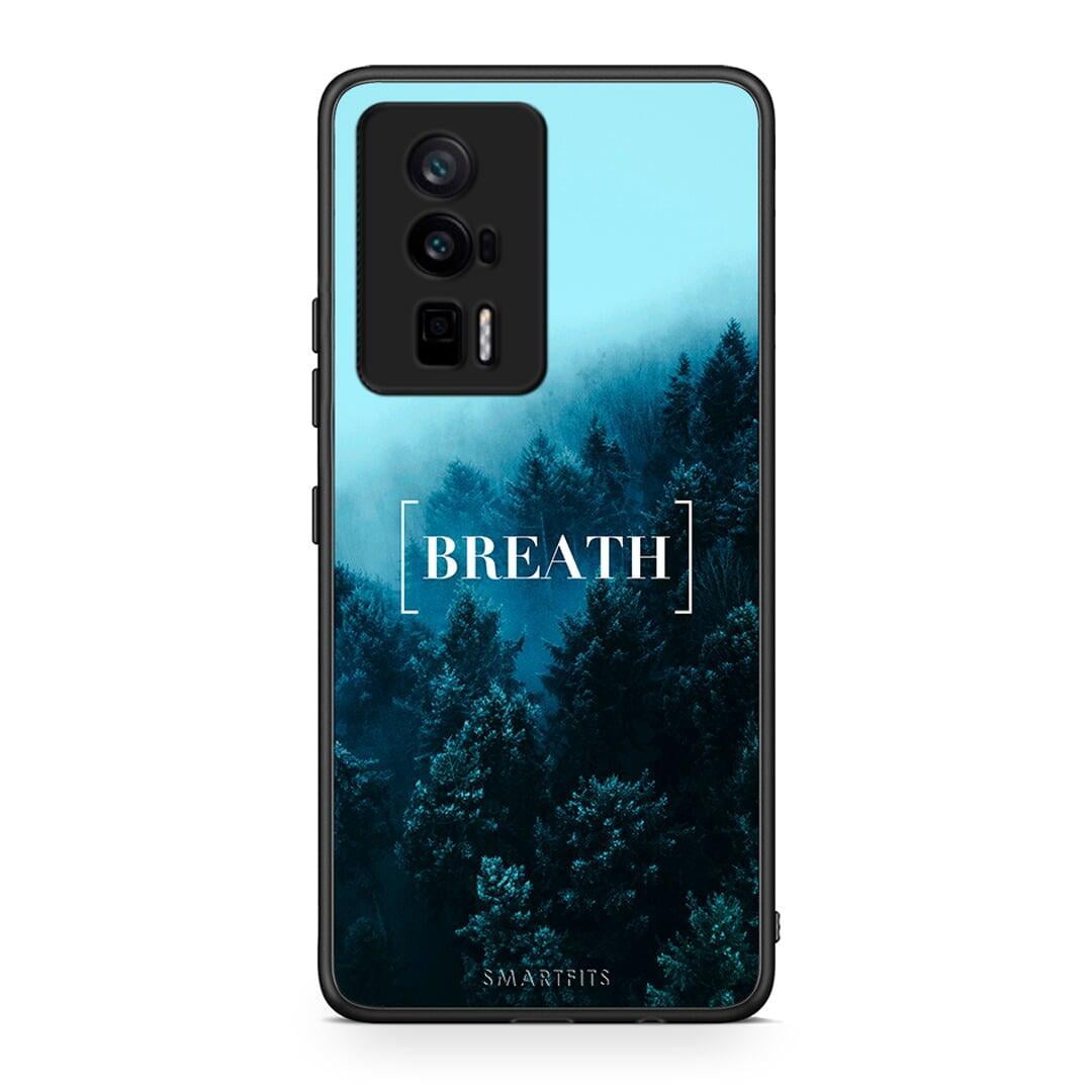 Θήκη Xiaomi Poco F5 Pro / Redmi K60 Pro Quote Breath από τη Smartfits με σχέδιο στο πίσω μέρος και μαύρο περίβλημα | Xiaomi Poco F5 Pro / Redmi K60 Pro Quote Breath Case with Colorful Back and Black Bezels