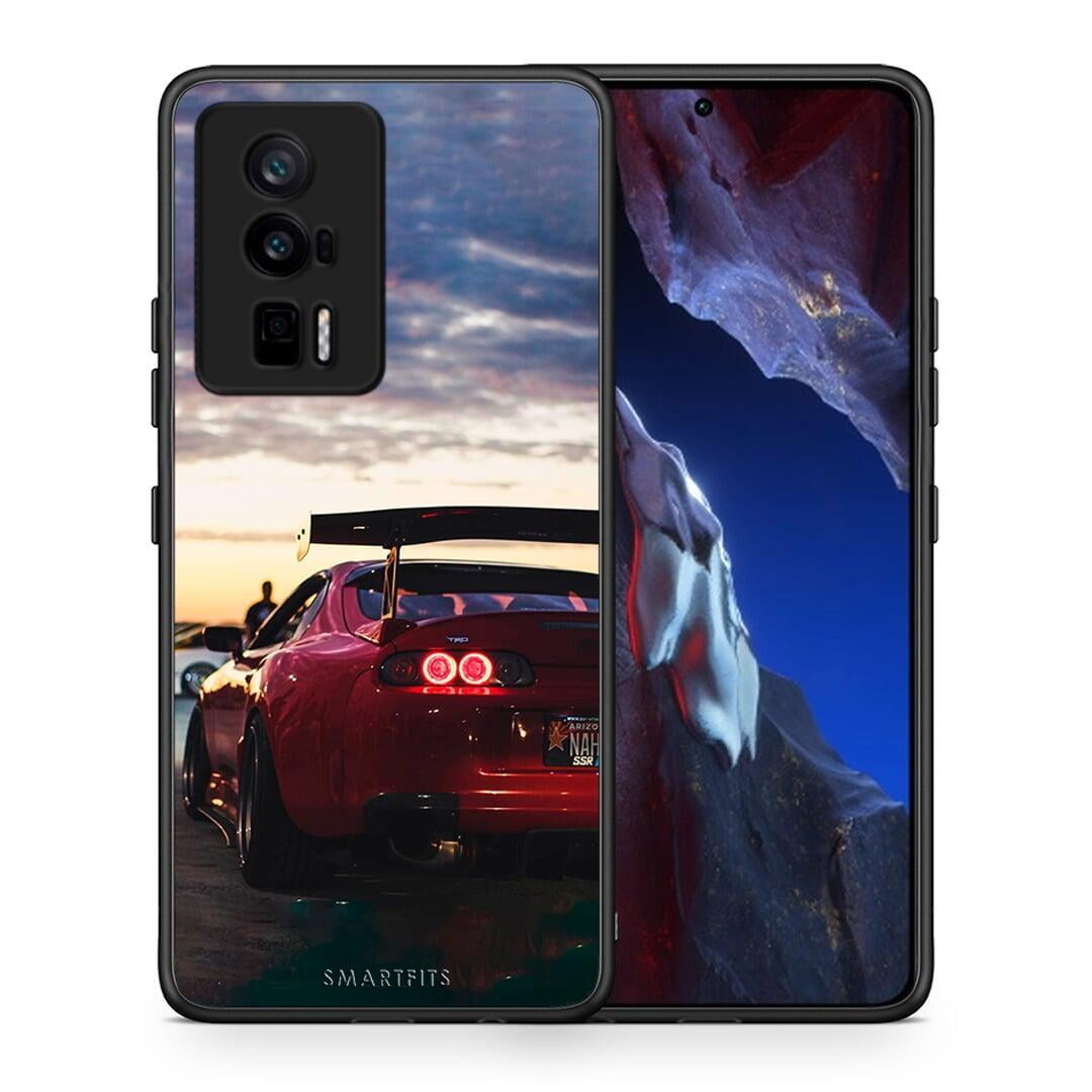 Θήκη Xiaomi Poco F5 Pro / Redmi K60 Pro Racing Supra από τη Smartfits με σχέδιο στο πίσω μέρος και μαύρο περίβλημα | Xiaomi Poco F5 Pro / Redmi K60 Pro Racing Supra Case with Colorful Back and Black Bezels