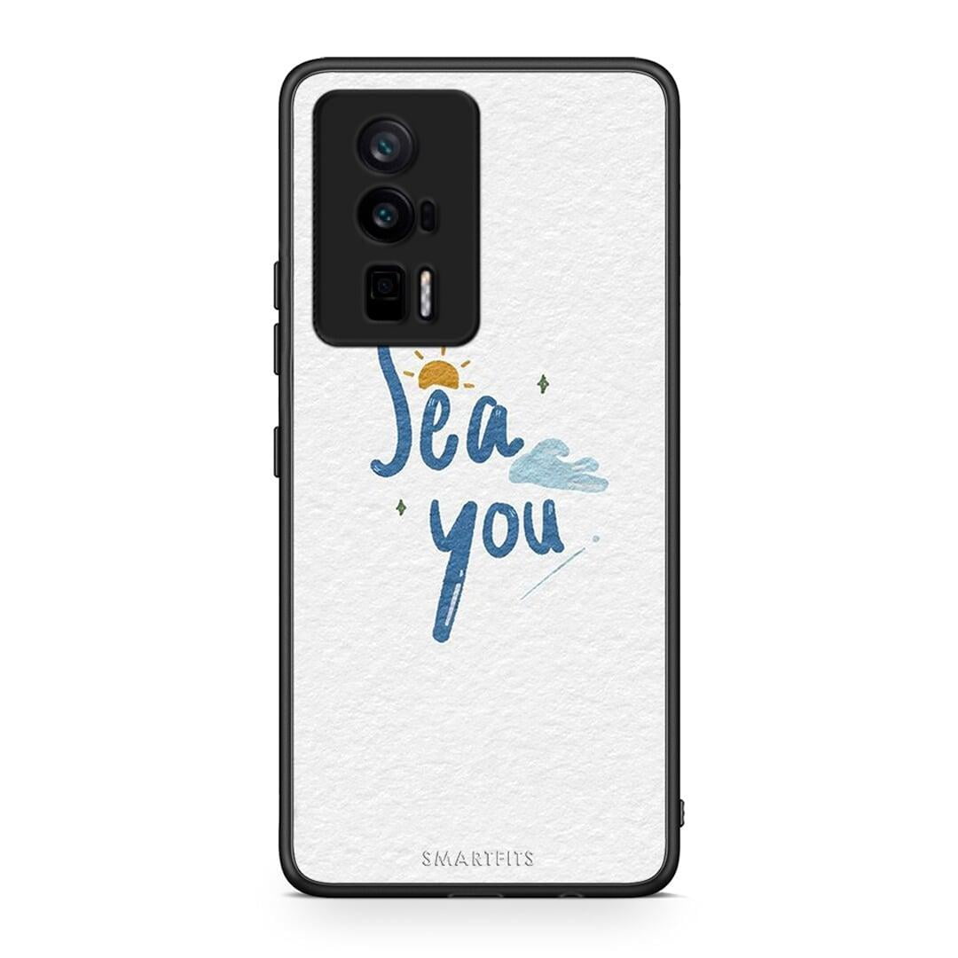 Θήκη Xiaomi Poco F5 Pro / Redmi K60 Pro Sea You από τη Smartfits με σχέδιο στο πίσω μέρος και μαύρο περίβλημα | Xiaomi Poco F5 Pro / Redmi K60 Pro Sea You Case with Colorful Back and Black Bezels