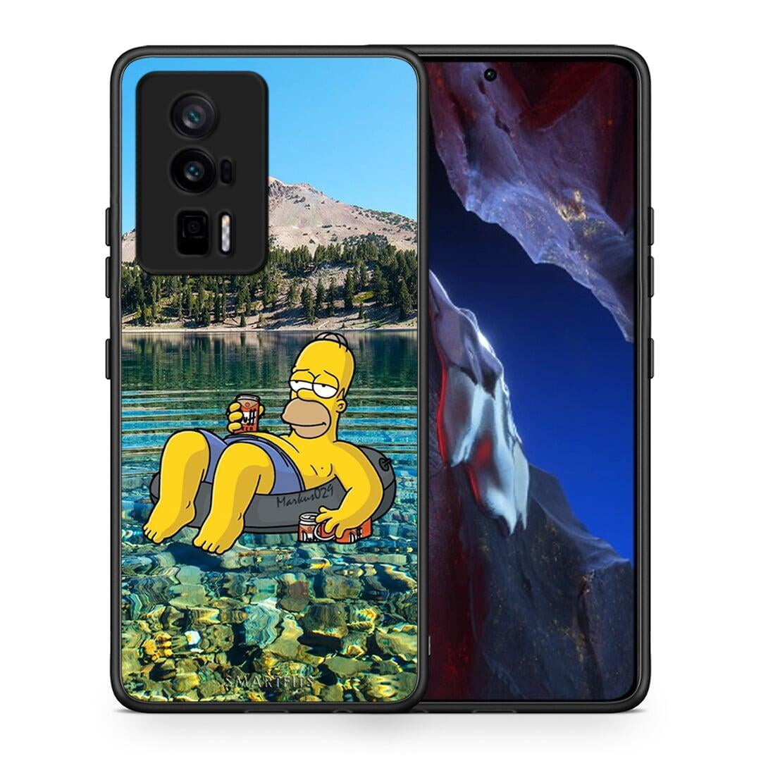 Θήκη Xiaomi Poco F5 Pro / Redmi K60 Pro Summer Happiness από τη Smartfits με σχέδιο στο πίσω μέρος και μαύρο περίβλημα | Xiaomi Poco F5 Pro / Redmi K60 Pro Summer Happiness Case with Colorful Back and Black Bezels