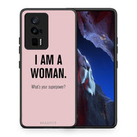 Thumbnail for Θήκη Xiaomi Poco F5 Pro / Redmi K60 Pro Superpower Woman από τη Smartfits με σχέδιο στο πίσω μέρος και μαύρο περίβλημα | Xiaomi Poco F5 Pro / Redmi K60 Pro Superpower Woman Case with Colorful Back and Black Bezels