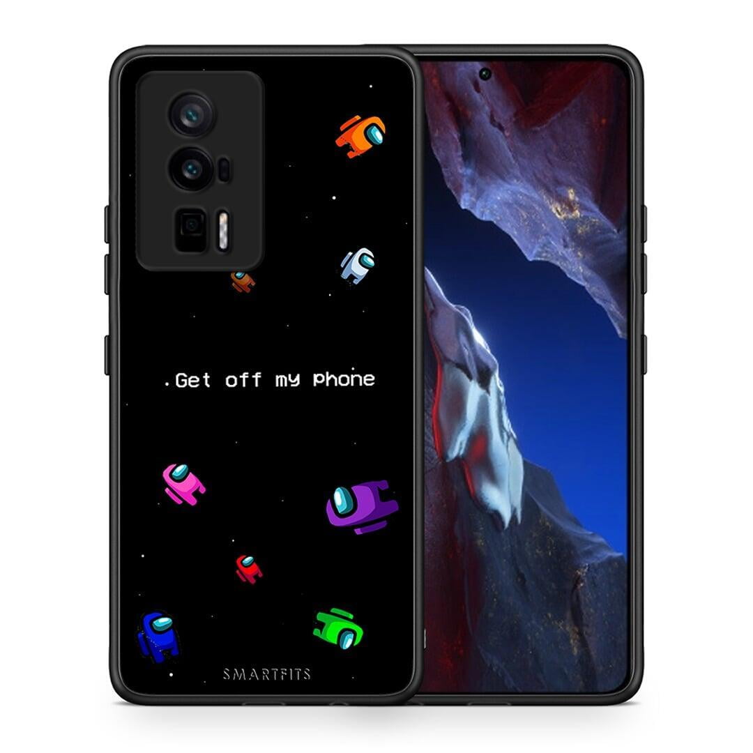 Θήκη Xiaomi Poco F5 Pro / Redmi K60 Pro Text AFK από τη Smartfits με σχέδιο στο πίσω μέρος και μαύρο περίβλημα | Xiaomi Poco F5 Pro / Redmi K60 Pro Text AFK Case with Colorful Back and Black Bezels