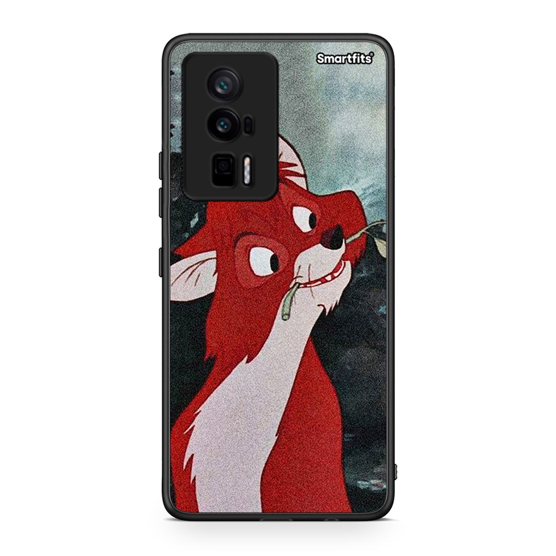 Θήκη Xiaomi Poco F5 Pro / Redmi K60 Pro Tod And Vixey Love 1 από τη Smartfits με σχέδιο στο πίσω μέρος και μαύρο περίβλημα | Xiaomi Poco F5 Pro / Redmi K60 Pro Tod And Vixey Love 1 Case with Colorful Back and Black Bezels