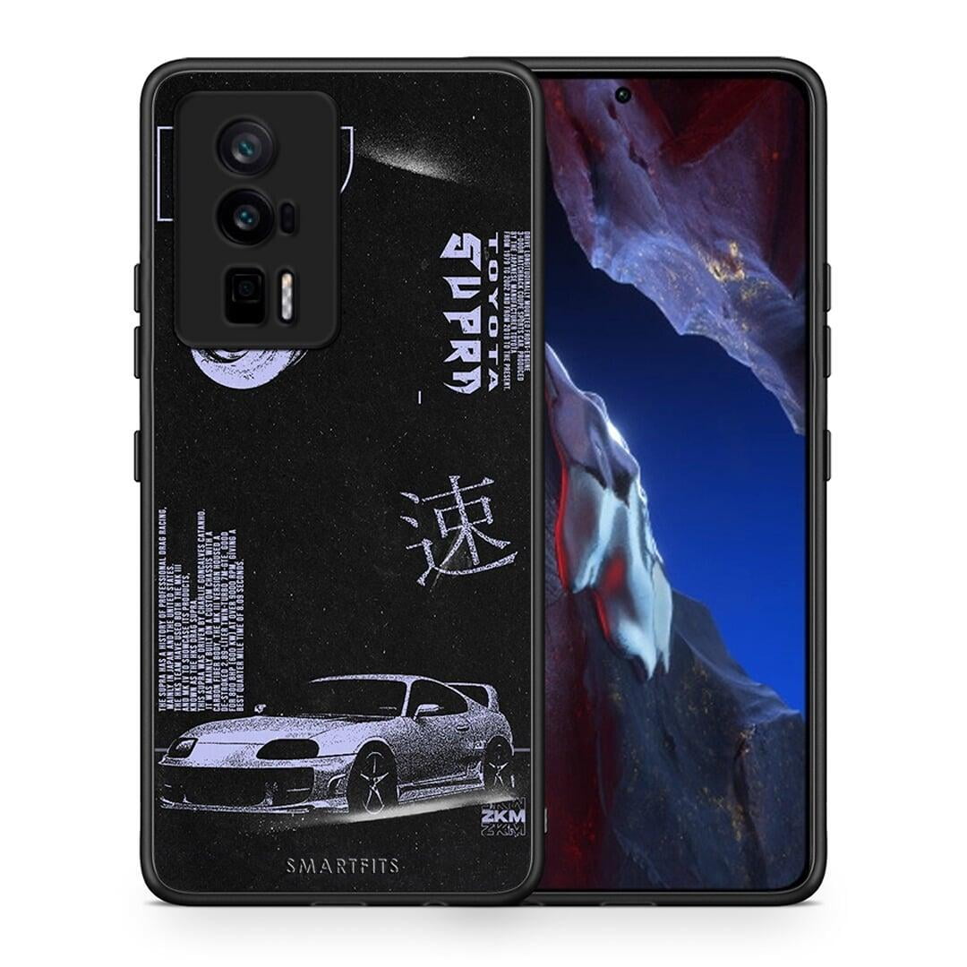 Θήκη Xiaomi Poco F5 Pro / Redmi K60 Pro Tokyo Drift από τη Smartfits με σχέδιο στο πίσω μέρος και μαύρο περίβλημα | Xiaomi Poco F5 Pro / Redmi K60 Pro Tokyo Drift Case with Colorful Back and Black Bezels