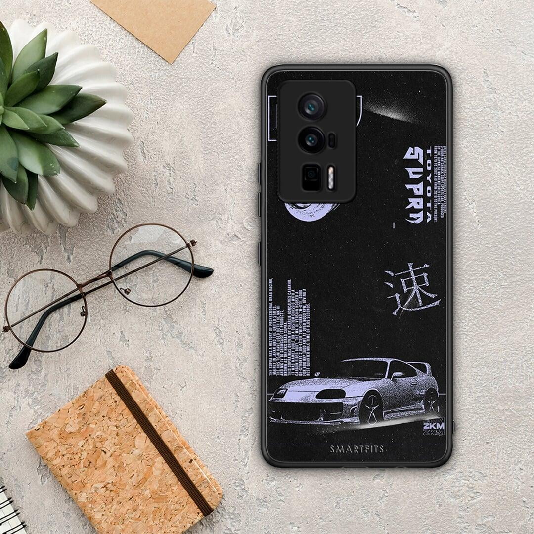 Θήκη Xiaomi Poco F5 Pro / Redmi K60 Pro Tokyo Drift από τη Smartfits με σχέδιο στο πίσω μέρος και μαύρο περίβλημα | Xiaomi Poco F5 Pro / Redmi K60 Pro Tokyo Drift Case with Colorful Back and Black Bezels