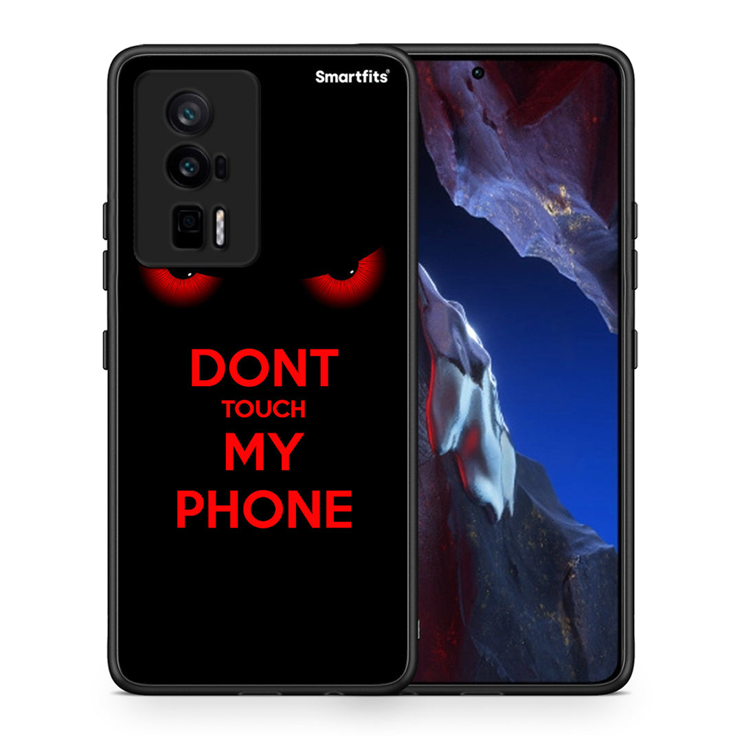 Θήκη Xiaomi Poco F5 Pro / Redmi K60 Pro Touch My Phone από τη Smartfits με σχέδιο στο πίσω μέρος και μαύρο περίβλημα | Xiaomi Poco F5 Pro / Redmi K60 Pro Touch My Phone Case with Colorful Back and Black Bezels