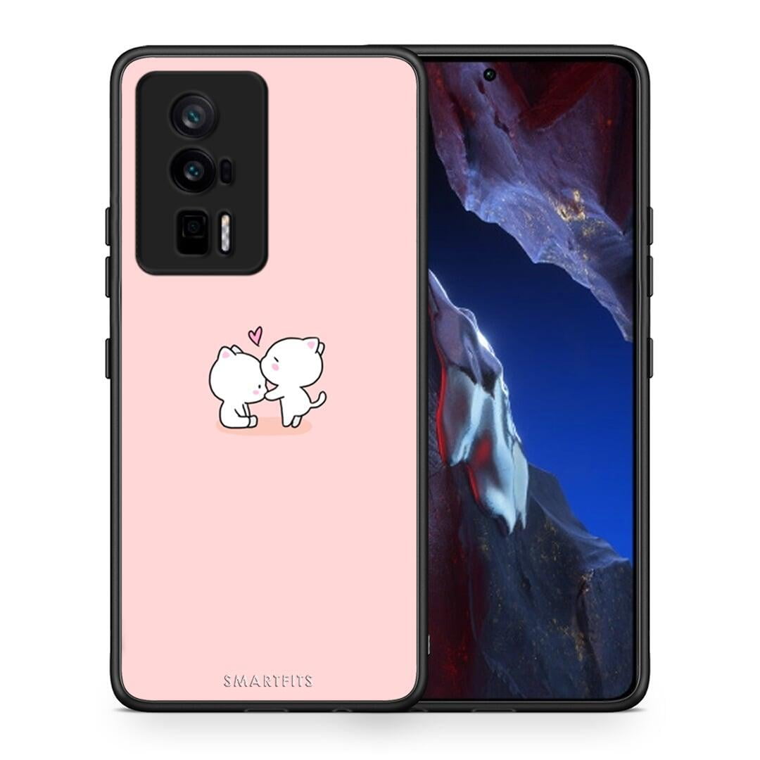 Θήκη Xiaomi Poco F5 Pro / Redmi K60 Pro Valentine Love από τη Smartfits με σχέδιο στο πίσω μέρος και μαύρο περίβλημα | Xiaomi Poco F5 Pro / Redmi K60 Pro Valentine Love Case with Colorful Back and Black Bezels