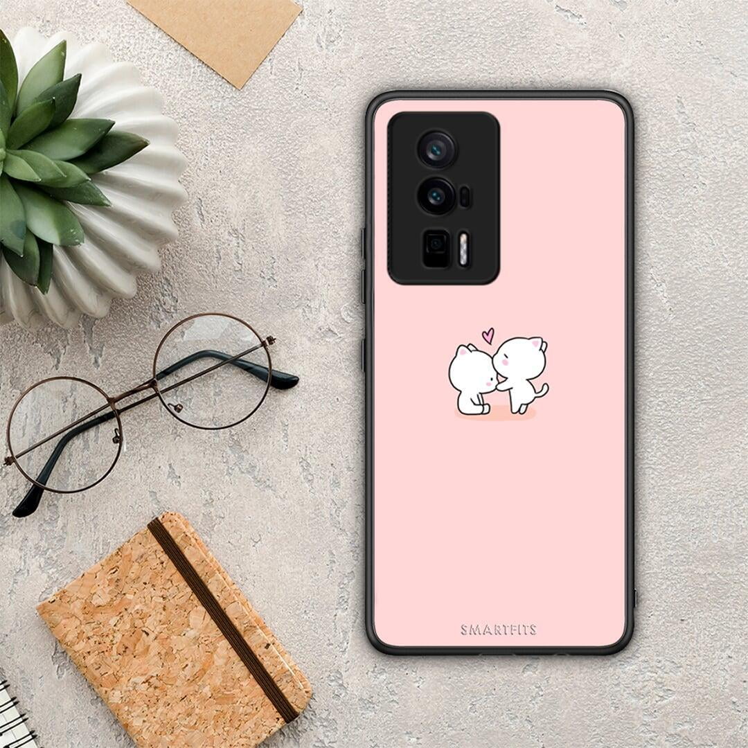 Θήκη Xiaomi Poco F5 Pro / Redmi K60 Pro Valentine Love από τη Smartfits με σχέδιο στο πίσω μέρος και μαύρο περίβλημα | Xiaomi Poco F5 Pro / Redmi K60 Pro Valentine Love Case with Colorful Back and Black Bezels