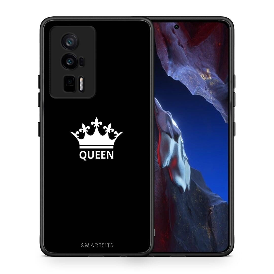 Θήκη Xiaomi Poco F5 Pro / Redmi K60 Pro Valentine Queen από τη Smartfits με σχέδιο στο πίσω μέρος και μαύρο περίβλημα | Xiaomi Poco F5 Pro / Redmi K60 Pro Valentine Queen Case with Colorful Back and Black Bezels