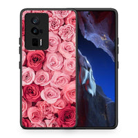 Thumbnail for Θήκη Xiaomi Poco F5 Pro / Redmi K60 Pro Valentine RoseGarden από τη Smartfits με σχέδιο στο πίσω μέρος και μαύρο περίβλημα | Xiaomi Poco F5 Pro / Redmi K60 Pro Valentine RoseGarden Case with Colorful Back and Black Bezels