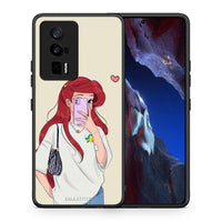 Thumbnail for Θήκη Xiaomi Poco F5 Pro / Redmi K60 Pro Walking Mermaid από τη Smartfits με σχέδιο στο πίσω μέρος και μαύρο περίβλημα | Xiaomi Poco F5 Pro / Redmi K60 Pro Walking Mermaid Case with Colorful Back and Black Bezels