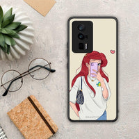 Thumbnail for Θήκη Xiaomi Poco F5 Pro / Redmi K60 Pro Walking Mermaid από τη Smartfits με σχέδιο στο πίσω μέρος και μαύρο περίβλημα | Xiaomi Poco F5 Pro / Redmi K60 Pro Walking Mermaid Case with Colorful Back and Black Bezels