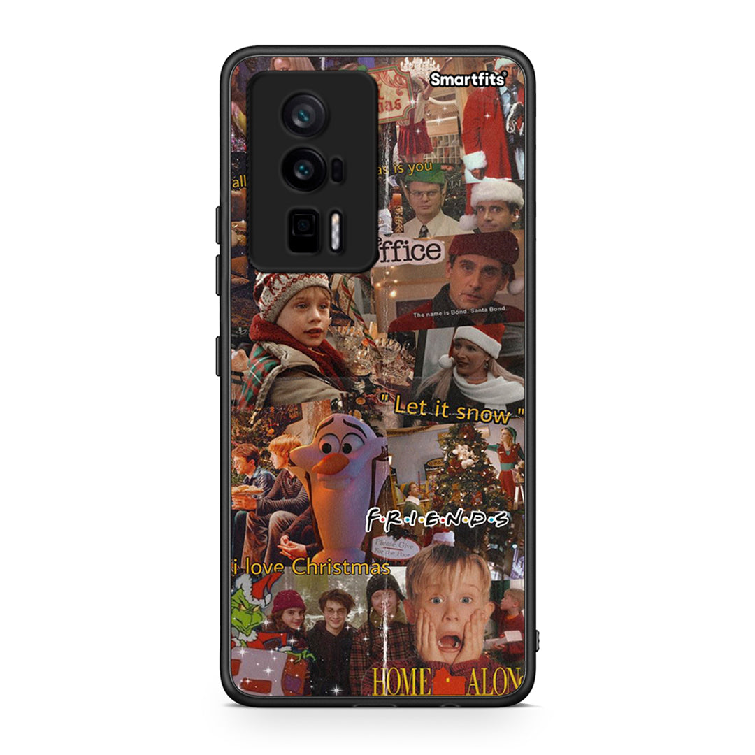 Θήκη Xiaomi Poco F5 Pro / Redmi K60 Pro Xmas Wishes από τη Smartfits με σχέδιο στο πίσω μέρος και μαύρο περίβλημα | Xiaomi Poco F5 Pro / Redmi K60 Pro Xmas Wishes Case with Colorful Back and Black Bezels