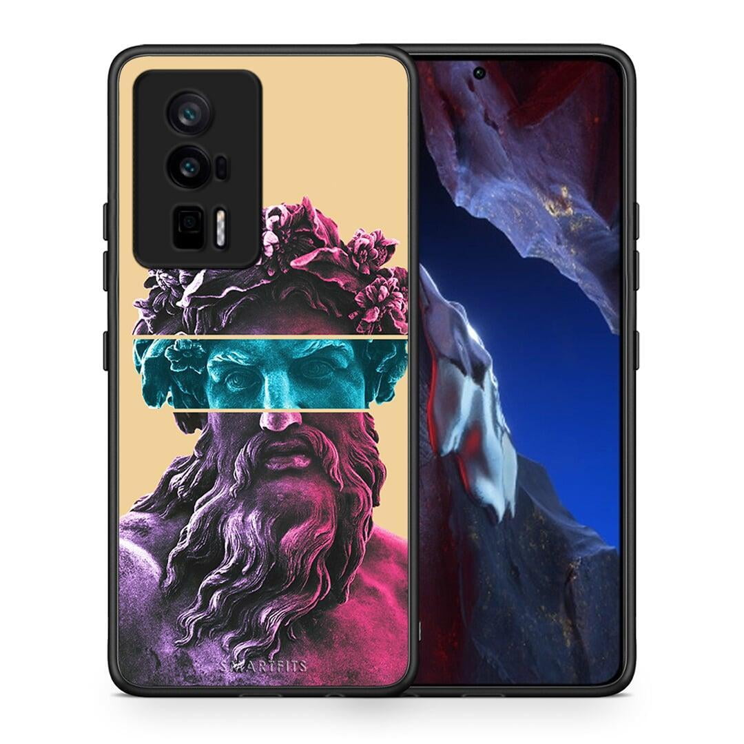 Θήκη Xiaomi Poco F5 Pro / Redmi K60 Pro Zeus Art από τη Smartfits με σχέδιο στο πίσω μέρος και μαύρο περίβλημα | Xiaomi Poco F5 Pro / Redmi K60 Pro Zeus Art Case with Colorful Back and Black Bezels