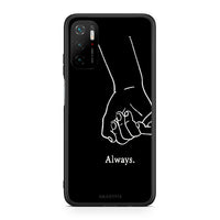Thumbnail for Xiaomi Poco M3 Pro Always & Forever 1 Θήκη Αγίου Βαλεντίνου από τη Smartfits με σχέδιο στο πίσω μέρος και μαύρο περίβλημα | Smartphone case with colorful back and black bezels by Smartfits