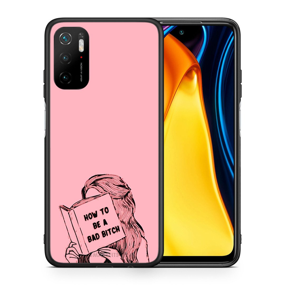 Θήκη Xiaomi Redmi Note 10 5G/Poco M3 Pro Bad Bitch από τη Smartfits με σχέδιο στο πίσω μέρος και μαύρο περίβλημα | Xiaomi Redmi Note 10 5G/Poco M3 Pro Bad Bitch case with colorful back and black bezels