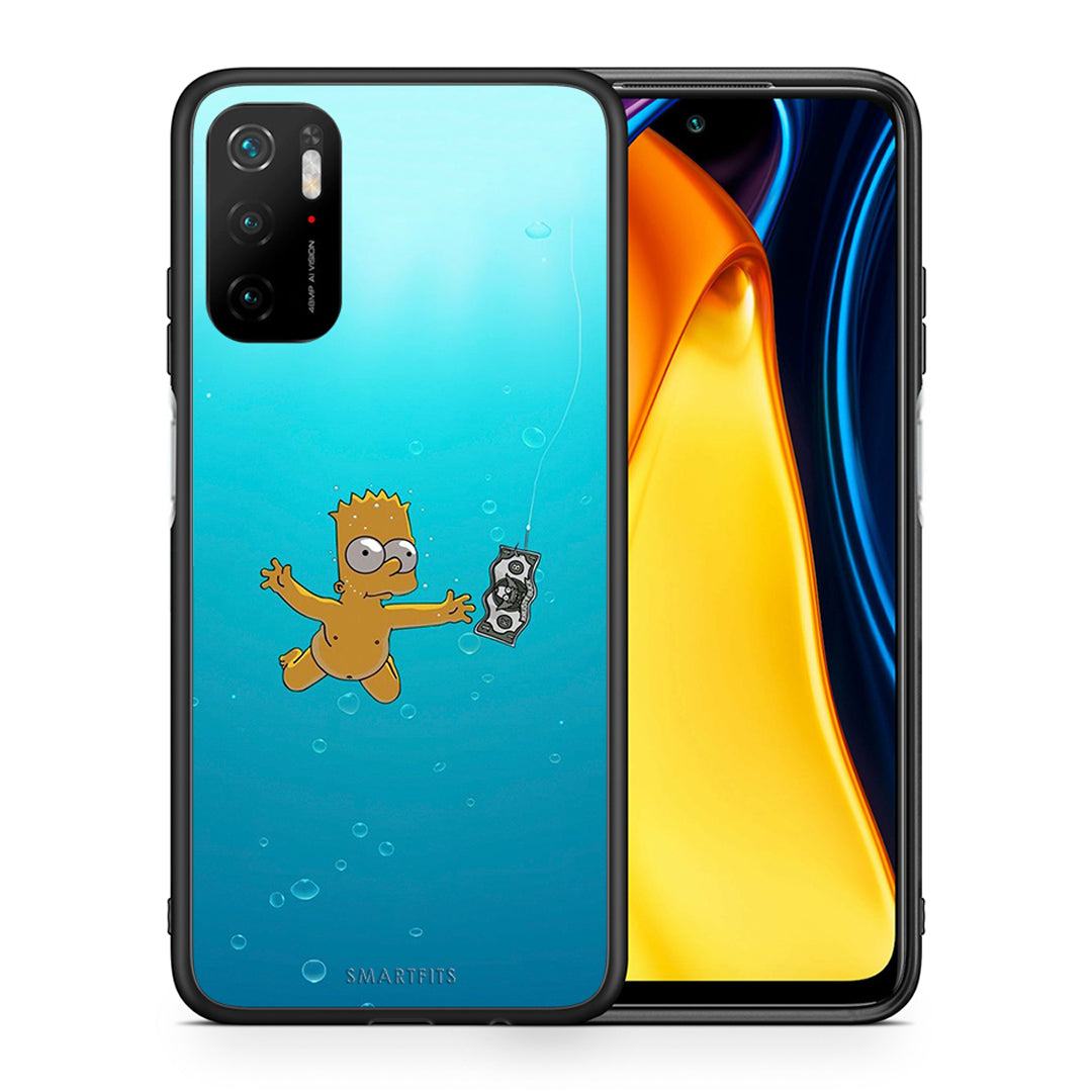 Θήκη Xiaomi Redmi Note 10 5G/Poco M3 Pro Chasing Money από τη Smartfits με σχέδιο στο πίσω μέρος και μαύρο περίβλημα | Xiaomi Redmi Note 10 5G/Poco M3 Pro Chasing Money case with colorful back and black bezels