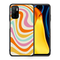 Thumbnail for Θήκη Xiaomi Redmi Note 10 5G/Poco M3 Pro Colourful Waves από τη Smartfits με σχέδιο στο πίσω μέρος και μαύρο περίβλημα | Xiaomi Redmi Note 10 5G/Poco M3 Pro Colourful Waves case with colorful back and black bezels