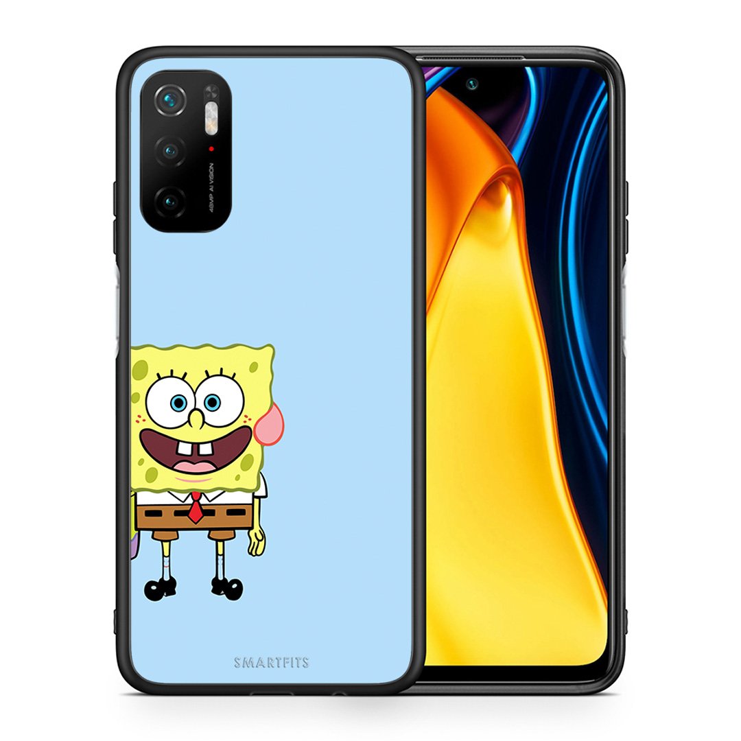 Θήκη Xiaomi Redmi Note 10 5G/Poco M3 Pro Friends Bob από τη Smartfits με σχέδιο στο πίσω μέρος και μαύρο περίβλημα | Xiaomi Redmi Note 10 5G/Poco M3 Pro Friends Bob case with colorful back and black bezels