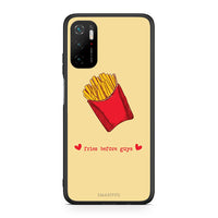 Thumbnail for Xiaomi Redmi Note 10 5G Fries Before Guys Θήκη Αγίου Βαλεντίνου από τη Smartfits με σχέδιο στο πίσω μέρος και μαύρο περίβλημα | Smartphone case with colorful back and black bezels by Smartfits