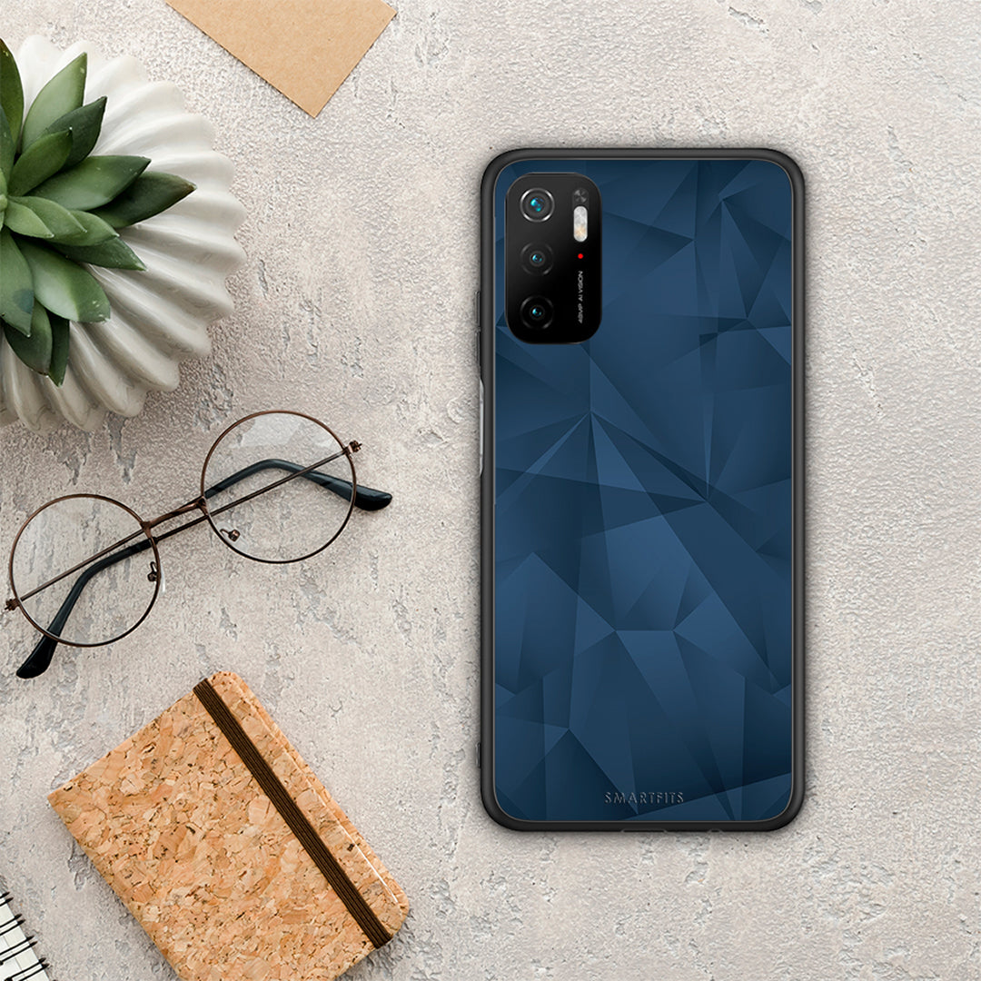 Geometric Blue Abstract - Xiaomi Poco M3 Pro case