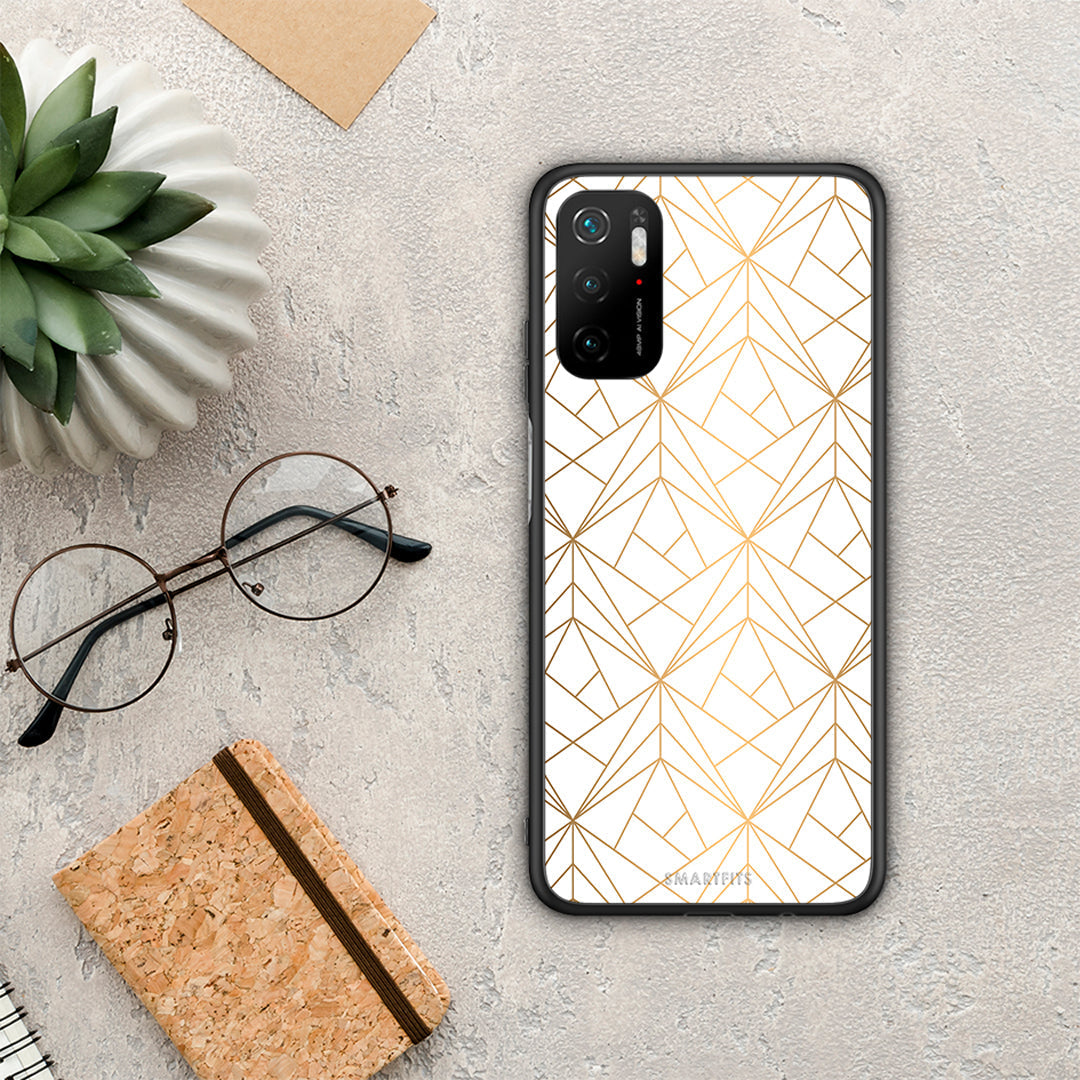 Geometric Luxury White - Xiaomi Redmi Note 10 5G case