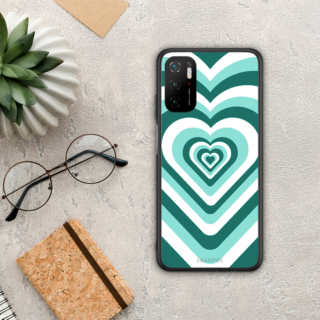 Green Hearts - Xiaomi Redmi Note 10 5G case