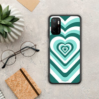 Thumbnail for Green Hearts - Xiaomi Redmi Note 10 5G case