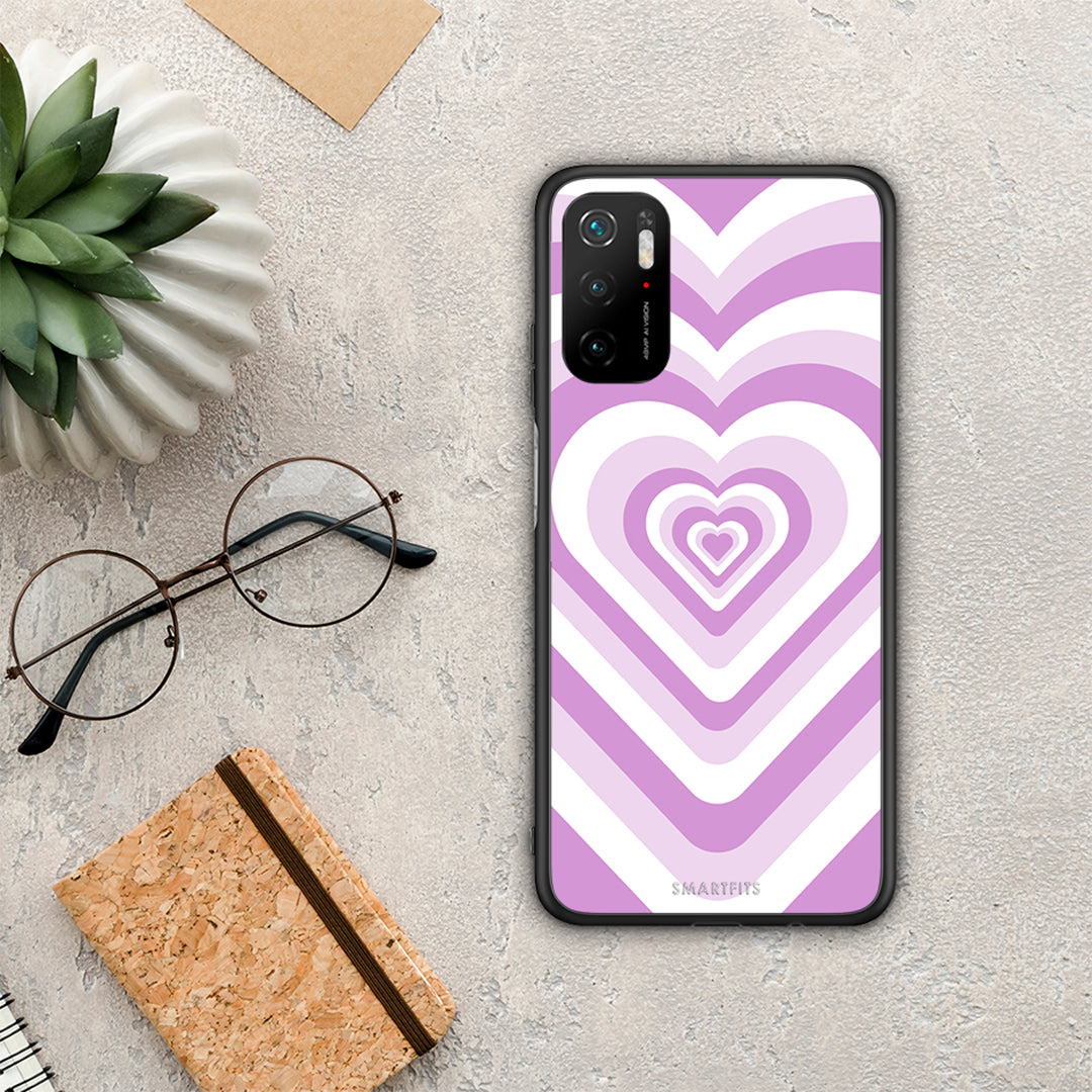 Lilac Hearts - Xiaomi Redmi Note 10 5G case