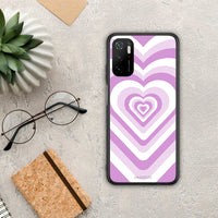 Thumbnail for Lilac Hearts - Xiaomi Redmi Note 10 5G case