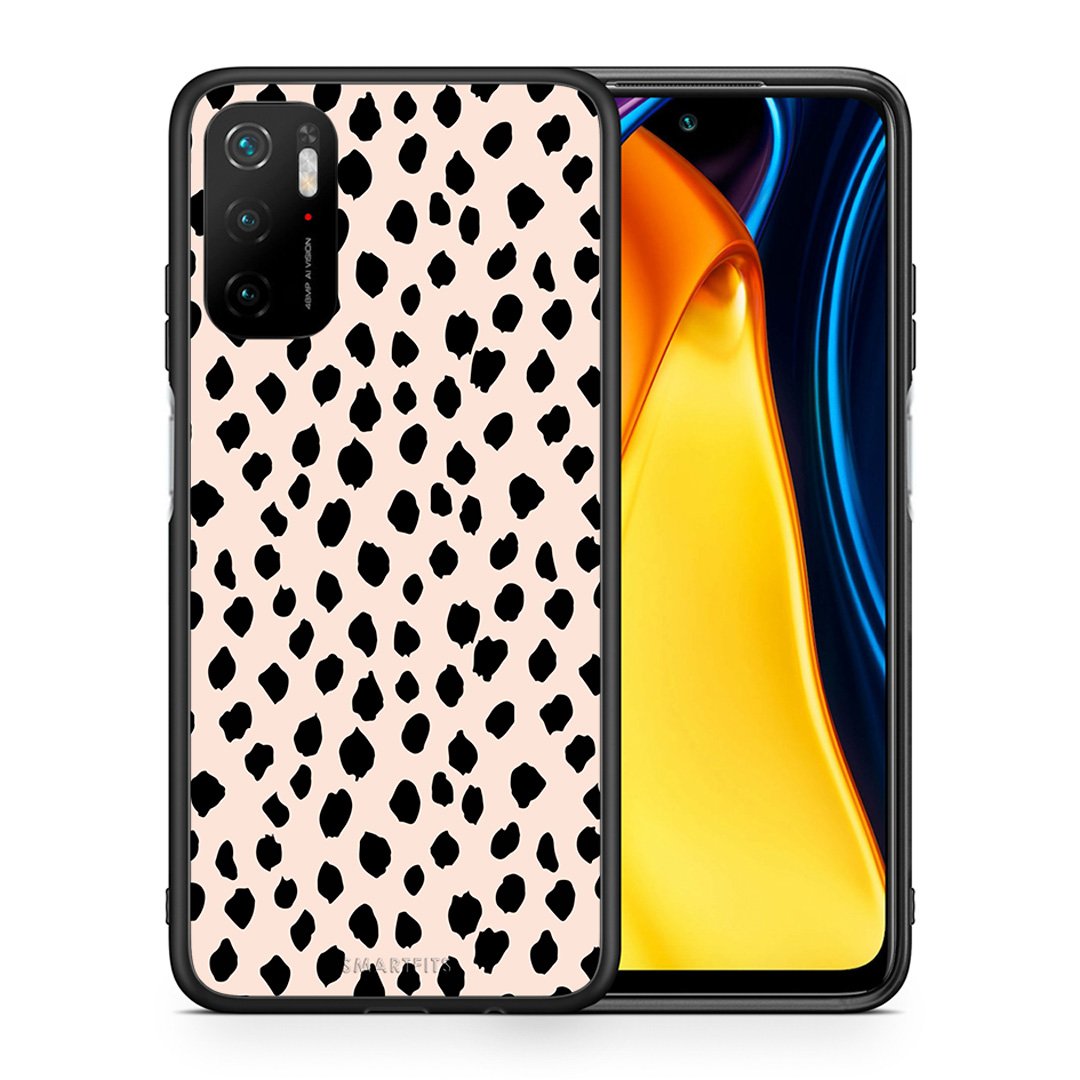 Θήκη Xiaomi Redmi Note 10 5G/Poco M3 Pro New Polka Dots από τη Smartfits με σχέδιο στο πίσω μέρος και μαύρο περίβλημα | Xiaomi Redmi Note 10 5G/Poco M3 Pro New Polka Dots case with colorful back and black bezels