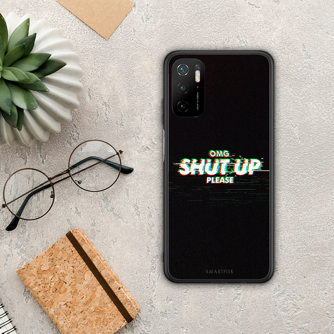 Omg shutup - Xiaomi Redmi Note 10 5G case