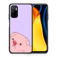 Thumbnail for Θήκη Αγίου Βαλεντίνου Xiaomi Redmi Note 10 5G Pig Love 2 από τη Smartfits με σχέδιο στο πίσω μέρος και μαύρο περίβλημα | Xiaomi Redmi Note 10 5G Pig Love 2 case with colorful back and black bezels