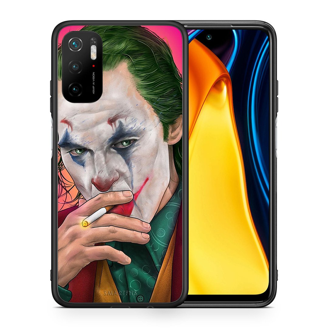 Θήκη Xiaomi Redmi Note 10 5G/Poco M3 Pro JokesOnU PopArt από τη Smartfits με σχέδιο στο πίσω μέρος και μαύρο περίβλημα | Xiaomi Redmi Note 10 5G/Poco M3 Pro JokesOnU PopArt case with colorful back and black bezels