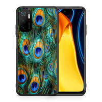 Thumbnail for Θήκη Xiaomi Redmi Note 10 5G/Poco M3 Pro Real Peacock Feathers από τη Smartfits με σχέδιο στο πίσω μέρος και μαύρο περίβλημα | Xiaomi Redmi Note 10 5G/Poco M3 Pro Real Peacock Feathers case with colorful back and black bezels