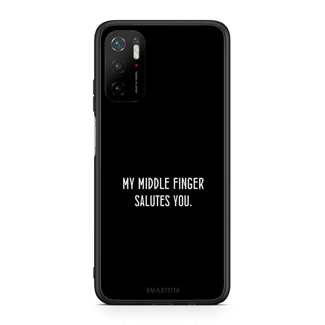 Xiaomi Redmi Note 10 5G/Poco M3 Pro Salute θήκη από τη Smartfits με σχέδιο στο πίσω μέρος και μαύρο περίβλημα | Smartphone case with colorful back and black bezels by Smartfits